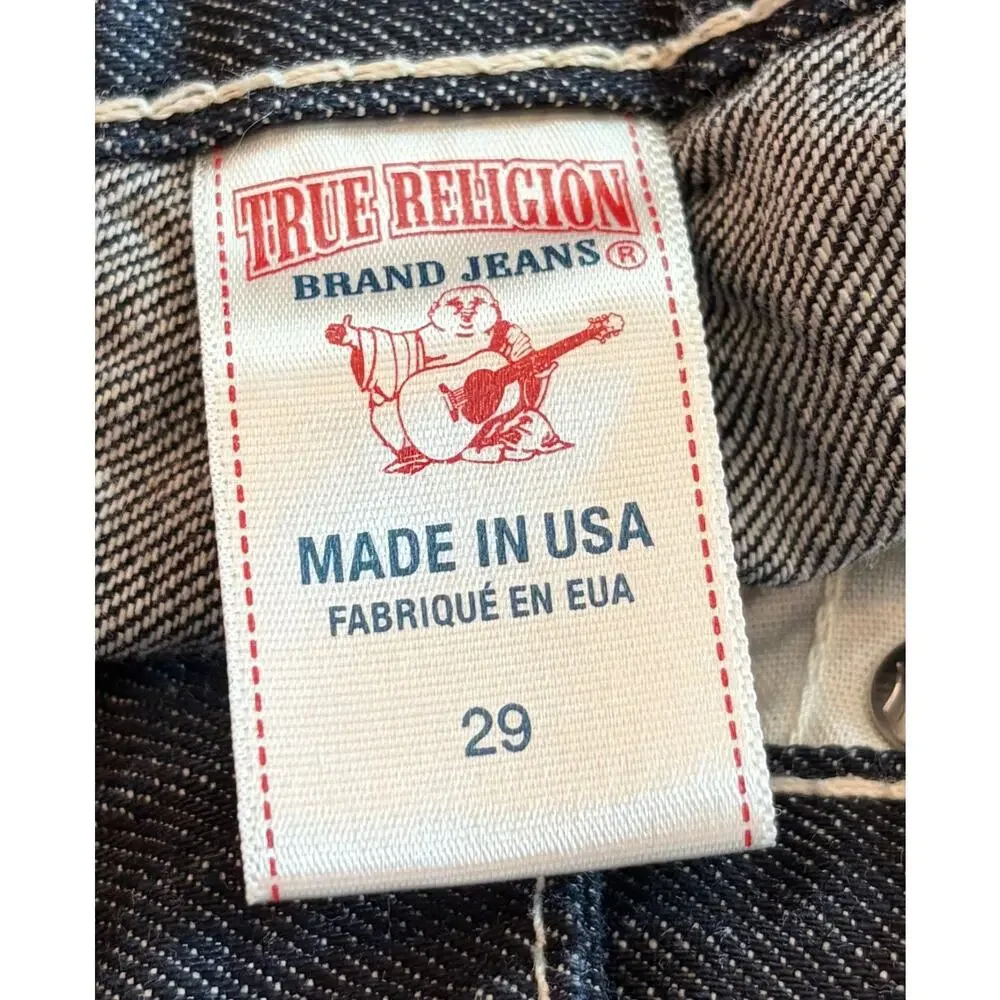 True Religion Mens Slim Sz 29 Jeans Made USA Preppy